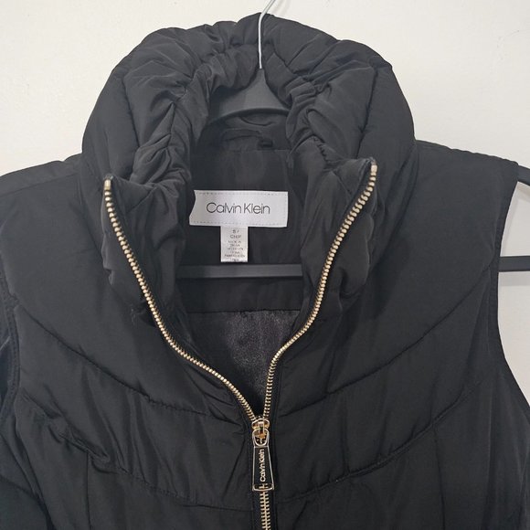 Calvin Klein Outerwear Puffer Vest Black S (NWOT) - Picture 10 of 11